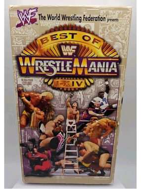 WWF: Best of Wrestlemania I - XIV (VHS Tape, 1998) WWE PPV 1-14